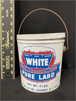 White Seal Lard of Salisbury, NC Advertising Can