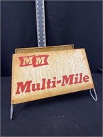 Vintage Multi Mile Tires Advertising Tire Stand