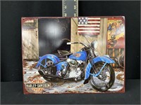 Harley Davidson Metal Advertising Sign