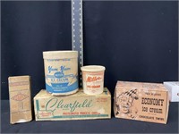 Group of Vintage Advertising, Dairy, Ice Cream