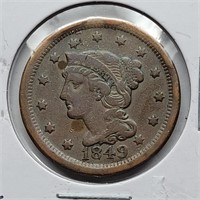 1849 LARGE CENT