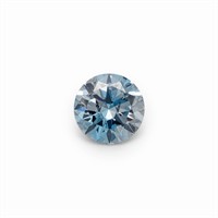 1.01 Carat Round IGI Fancy Blue Loose Diamond