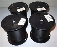 4 new 1000' rolls of #18 electrical wire