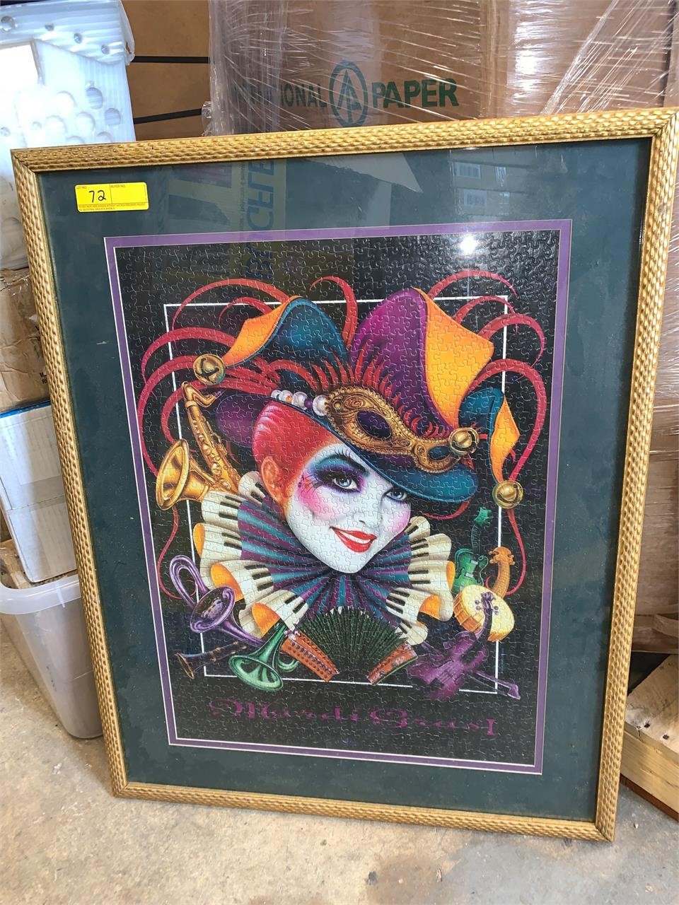 35X28 CLOWN PICTURE