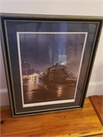 FRAMED 'NIGHT TRAIN' SIGNED AND NUMBERED 4/500