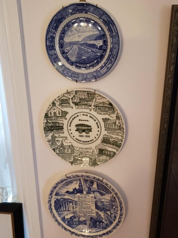 3 RAILROAD COLLECTABLE PLATES