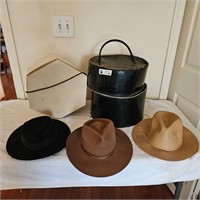 Hat Boxes with Hats