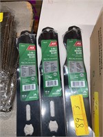 LOT OF 3 LAWN MOWER BLADES