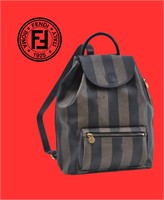 Fendi original Pequin Unisex backpack