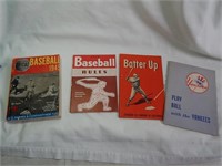 1940's Baseball Rule Books Yankees etc