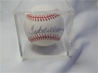 Ted Williams Signed Baseball Autographed