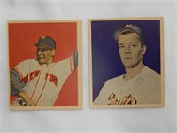 1949 Bowman Jack Lohrke #59 Bob Chesnes #13 Cards