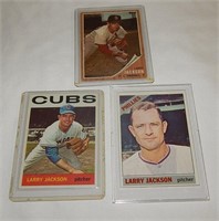 Larry Jackson 3 Team Baseball Cards Topps