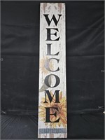 Hanging Welcome sign