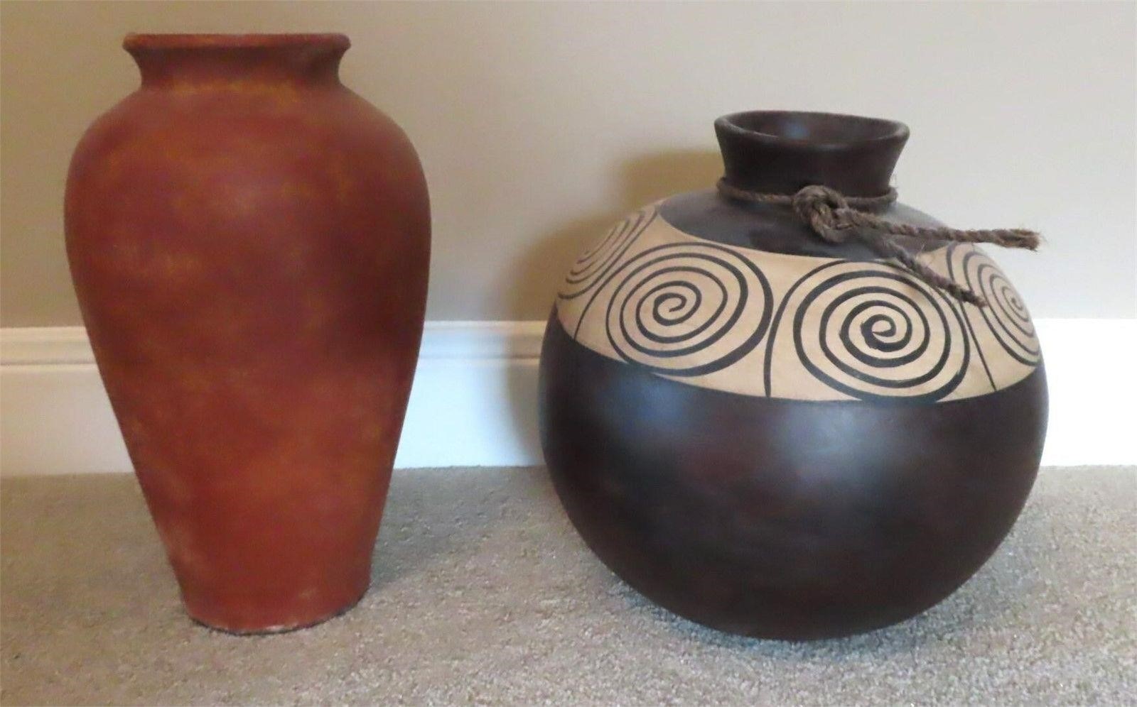 TWO (2) large pieces of Pottery, NO SHIP