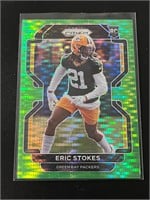 Eric Stokes Neon Green Prizm Rookie