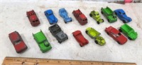 14 Tootsie Toy Cars