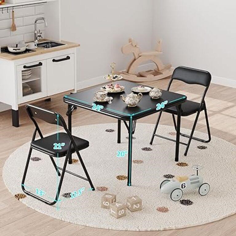 Gaomon Boys And Girls Folding Table And Chairs