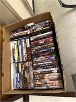 assorted DVDs