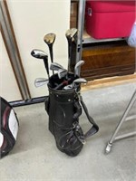 RH golf clubs with bag