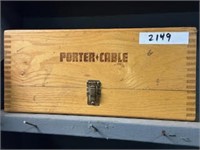 Porter Cable Wood Finished tool case
