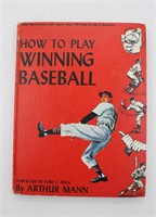 Arthur Mann "How to Play Winning Baseball" Book