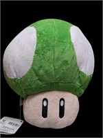 Mario Mushroom Green 8" Plushy New