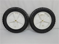 Pair 10" Solid Rubber Tires