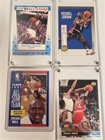(4)  Michael Jordan cards