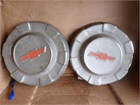 Pair of 1962 Chevrolet hub caps