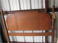 Mid Century wooden headboard only