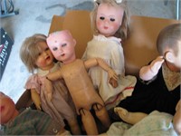 MIsc lot of antique dolls