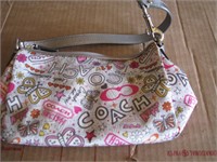Womens COACH cloth purse
