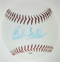 Hall of Famer Bob Feller Signed Baseball Beckett