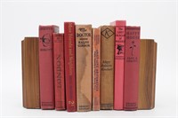 Vintage Red Mantle Book Set