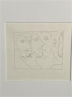 Picasso  Four Heads Of Men