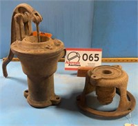 Lg Pitcher Pump Cast-Iron   LM Rumsey