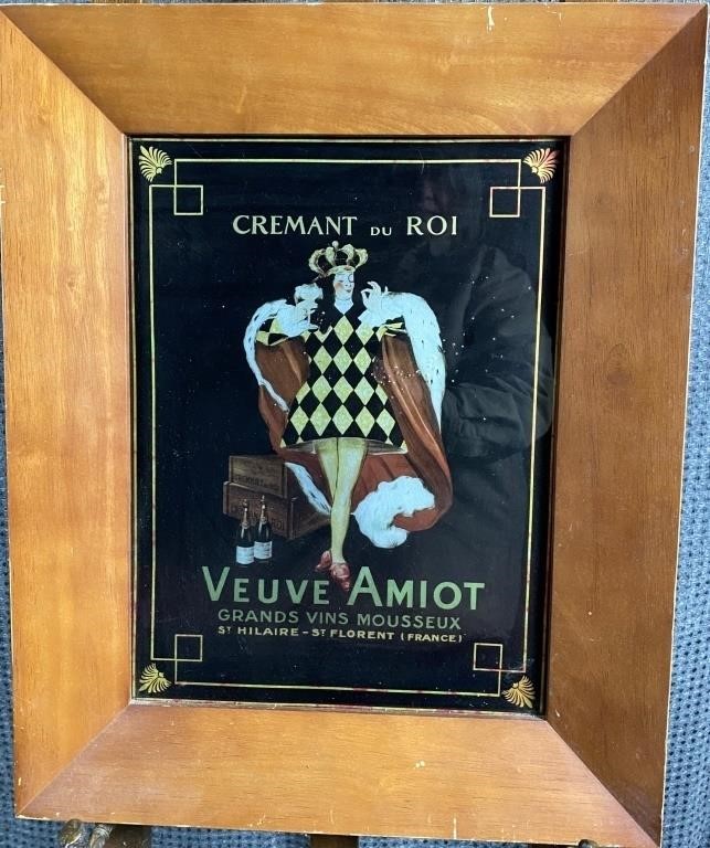 Champagne Veuve Amiot Glass Art