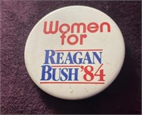 1984 vintage Reagan/bush button