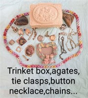 Bears Trinket, Natural Agates & Jewelry
