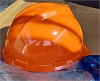 2  pack New - Orange Dura shell Protective Helmets