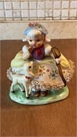 1950s relpo SW910 girl with sheep planter