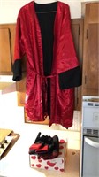 Satin Robe and Accessories
