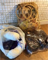 Large lot of Sewing Yarn w/ sewing bag