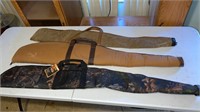 3 gun cases-soft one is new w/ tags