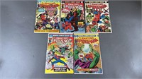 The Amazing Spider-Man #138-142 Marvel Comic Books