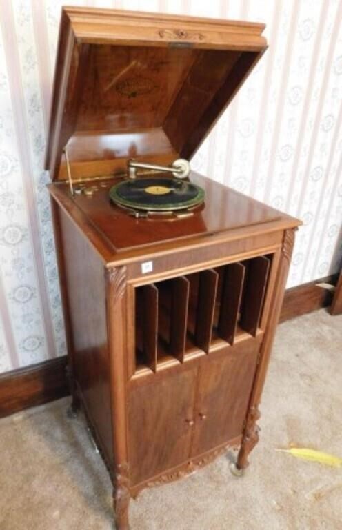 Early 1900's Columbia Grafonola Phonograph Player