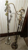 2 Vintage Floor Lamps