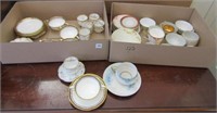 Teacup and Plates Sets, Haviland, Bavarian & More