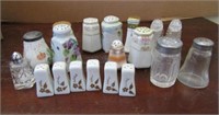 19 Salt/Pepper Shakers, several made in Japan